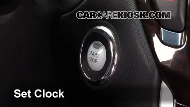 2014 Nissan Pathfinder SL Hybrid 2.5L 4 Cyl. Supercharged Horloge Régler l'horloge